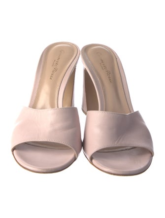 Gianvito Rossi Leather Slides