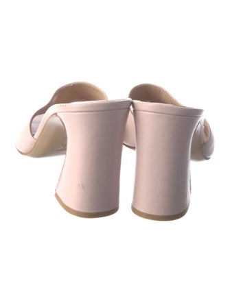 Gianvito Rossi Leather Slides