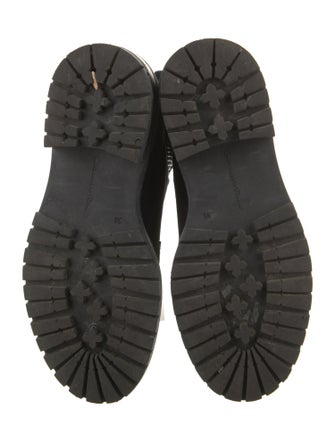 Gianvito Rossi Suede Combat Boots