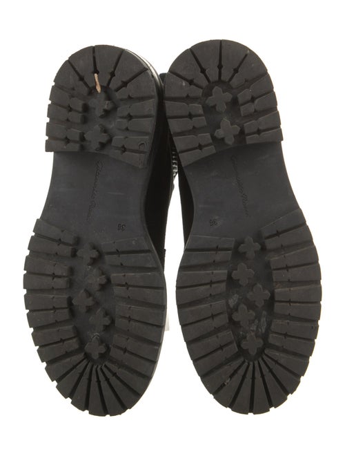 Gianvito Rossi Suede Combat Boots