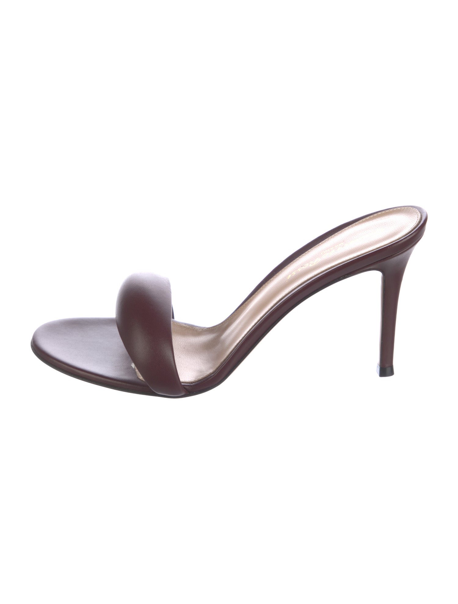 Gianvito Rossi Leather Mules