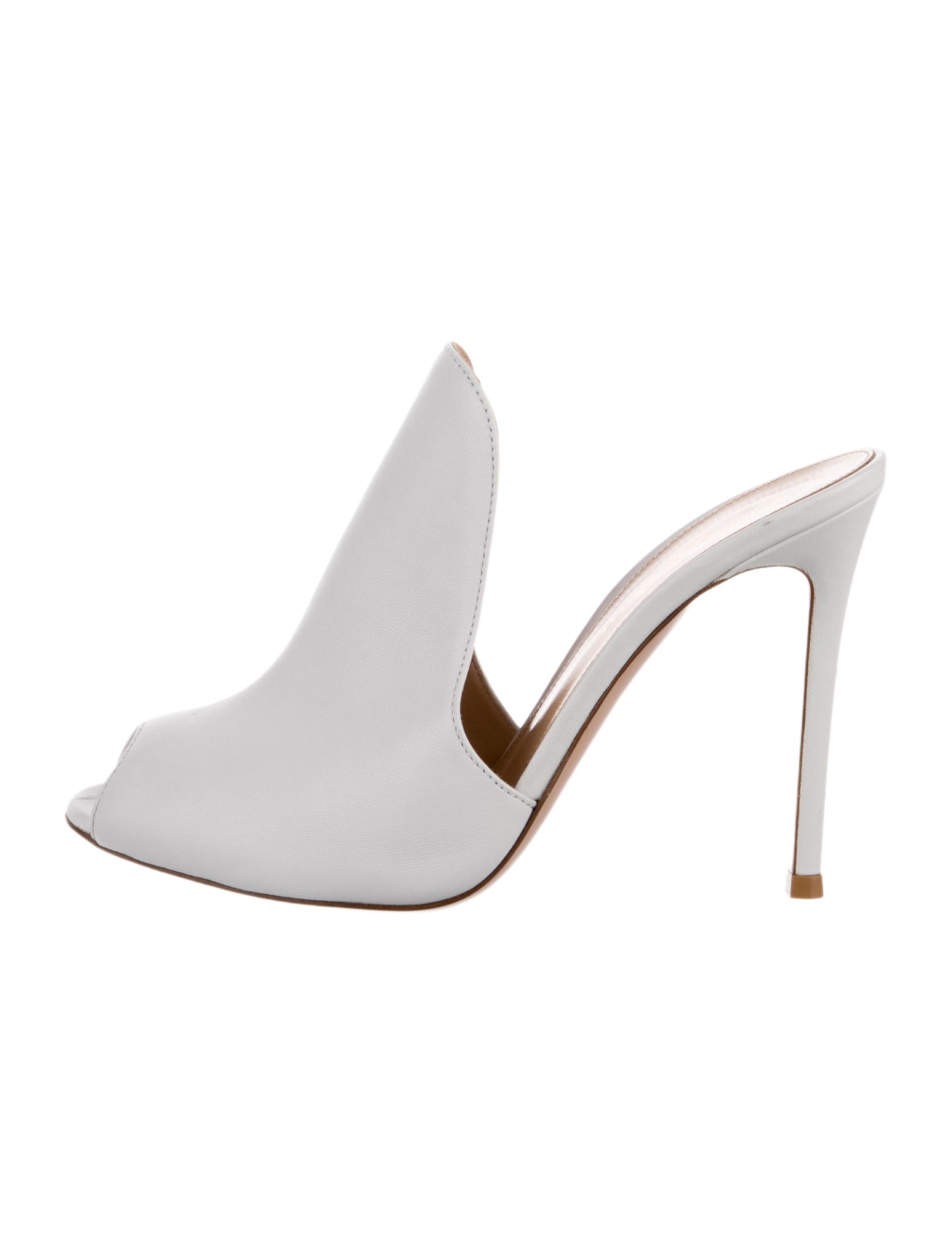 Gianvito Rossi Leather Mules