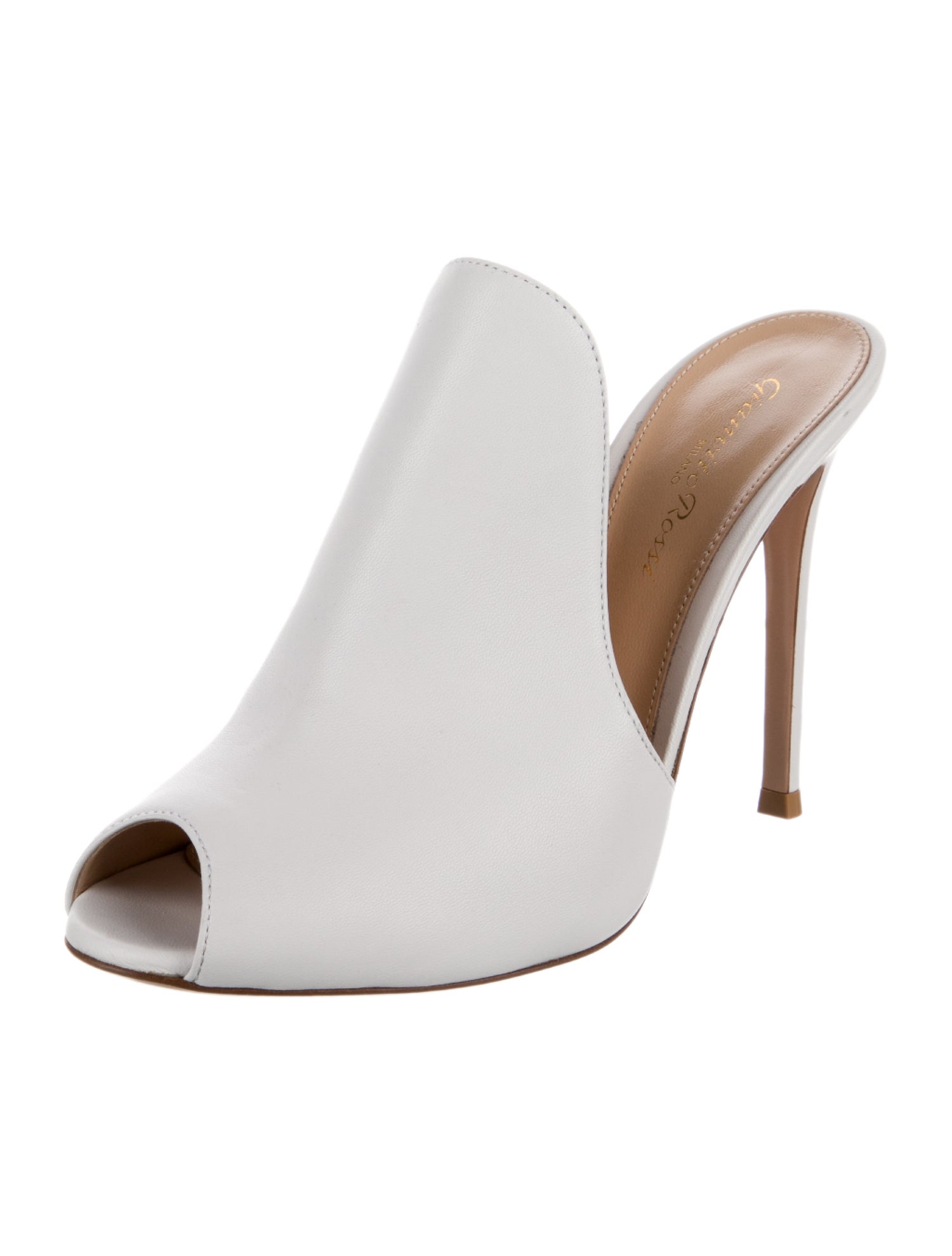 Gianvito Rossi Leather Mules