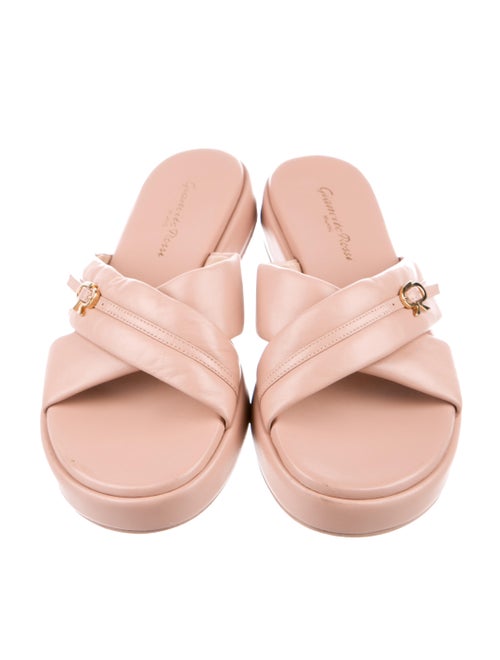 Gianvito Rossi Leather Slides