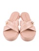Gianvito Rossi Leather Slides