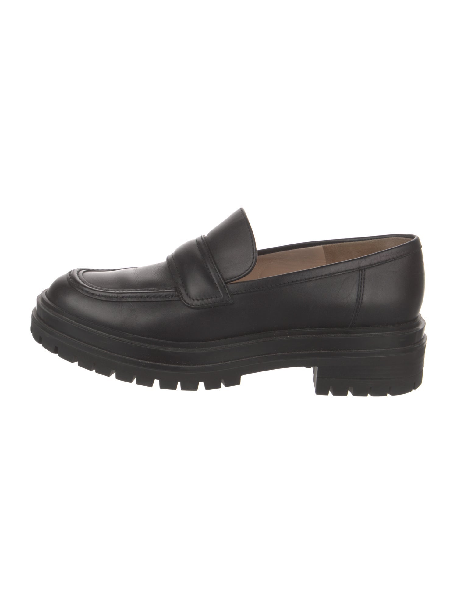 Gianvito Rossi Leather Loafers