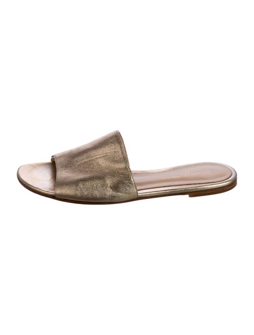 Gianvito Rossi Leather Slides