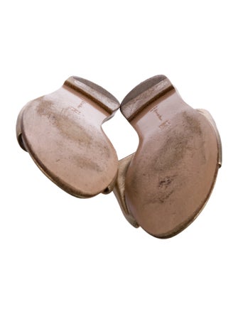 Gianvito Rossi Leather Slides