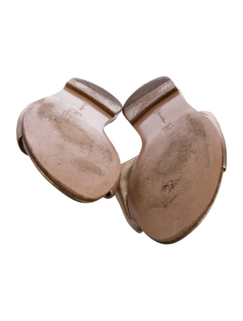 Gianvito Rossi Leather Slides