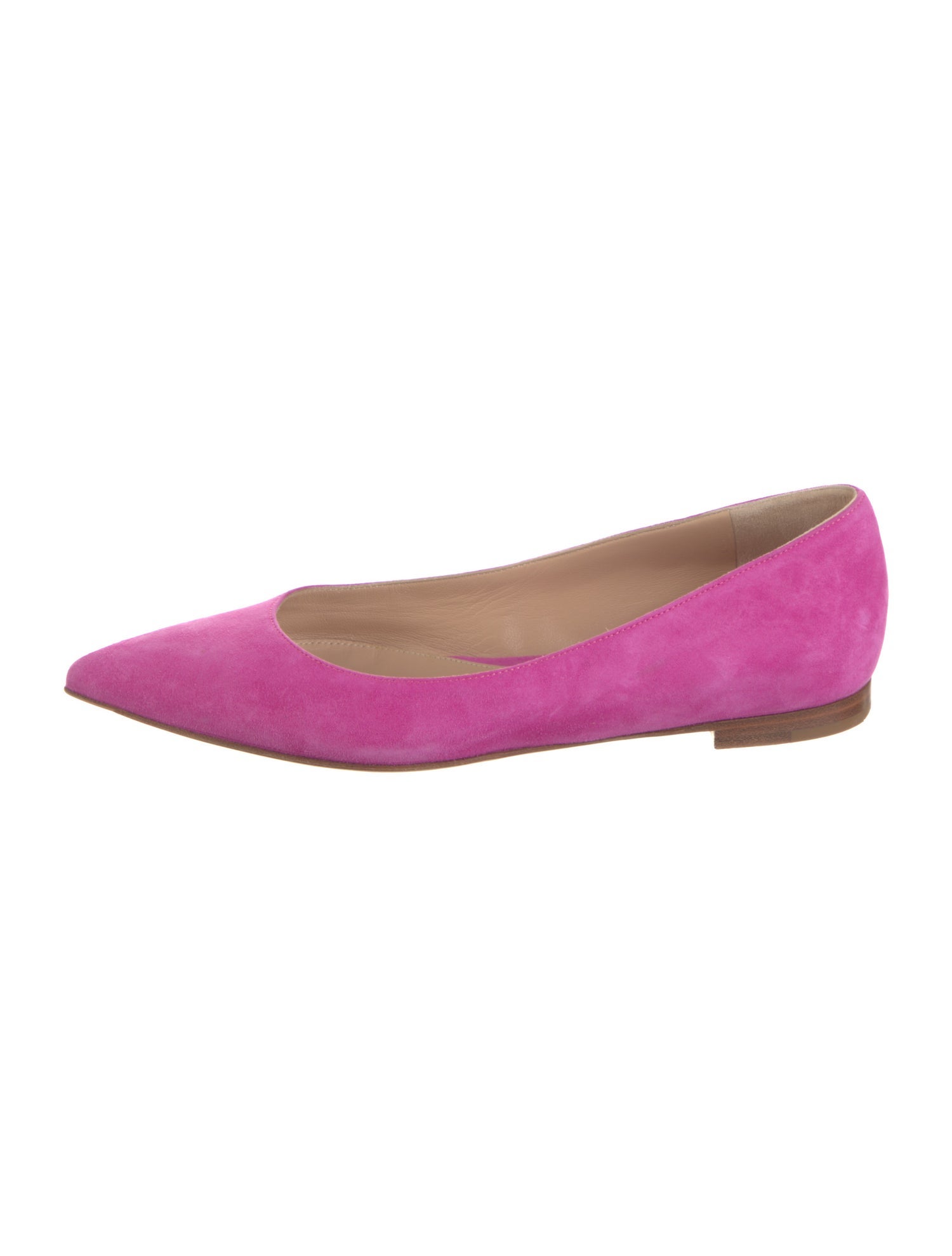 Gianvito Rossi Suede Ballet Flats
