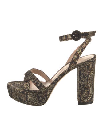 Gianvito Rossi Canvas Sandals