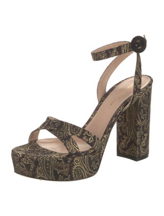 Gianvito Rossi Canvas Sandals