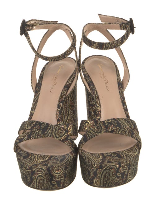 Gianvito Rossi Canvas Sandals