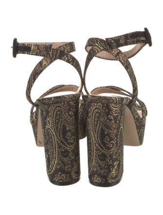 Gianvito Rossi Canvas Sandals