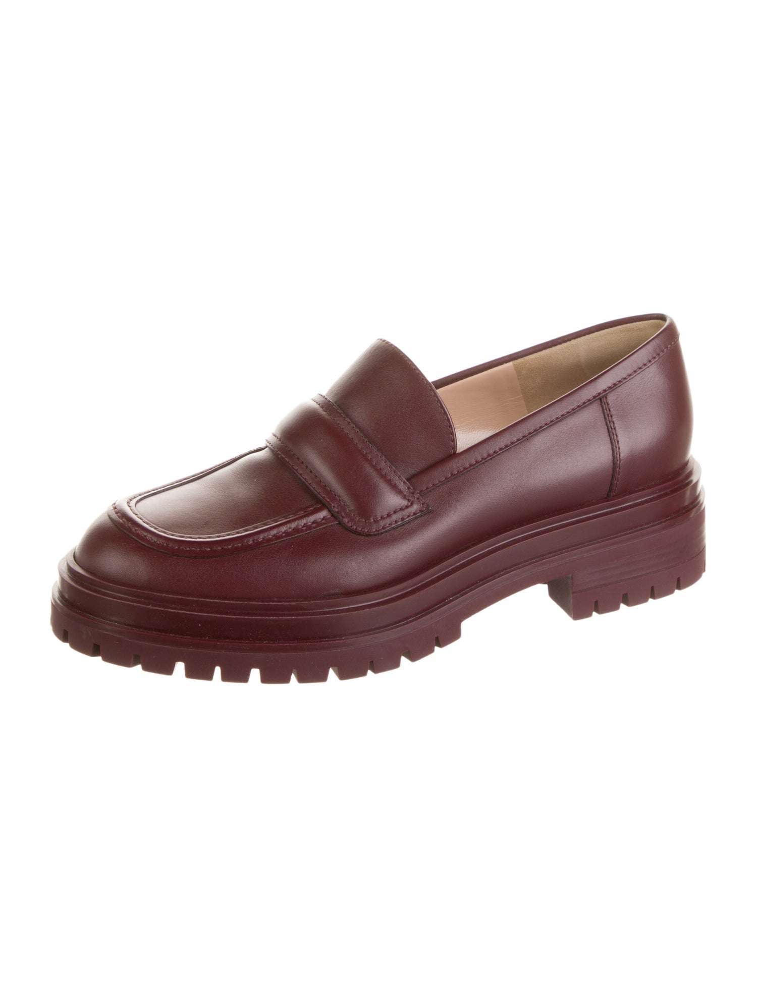 Gianvito Rossi Leather Loafers