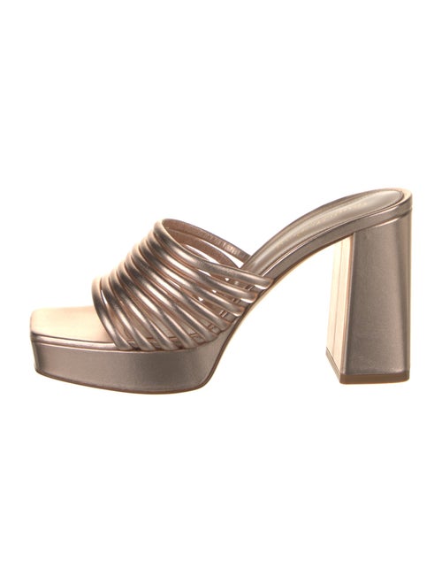 Gianvito Rossi Leather Slides