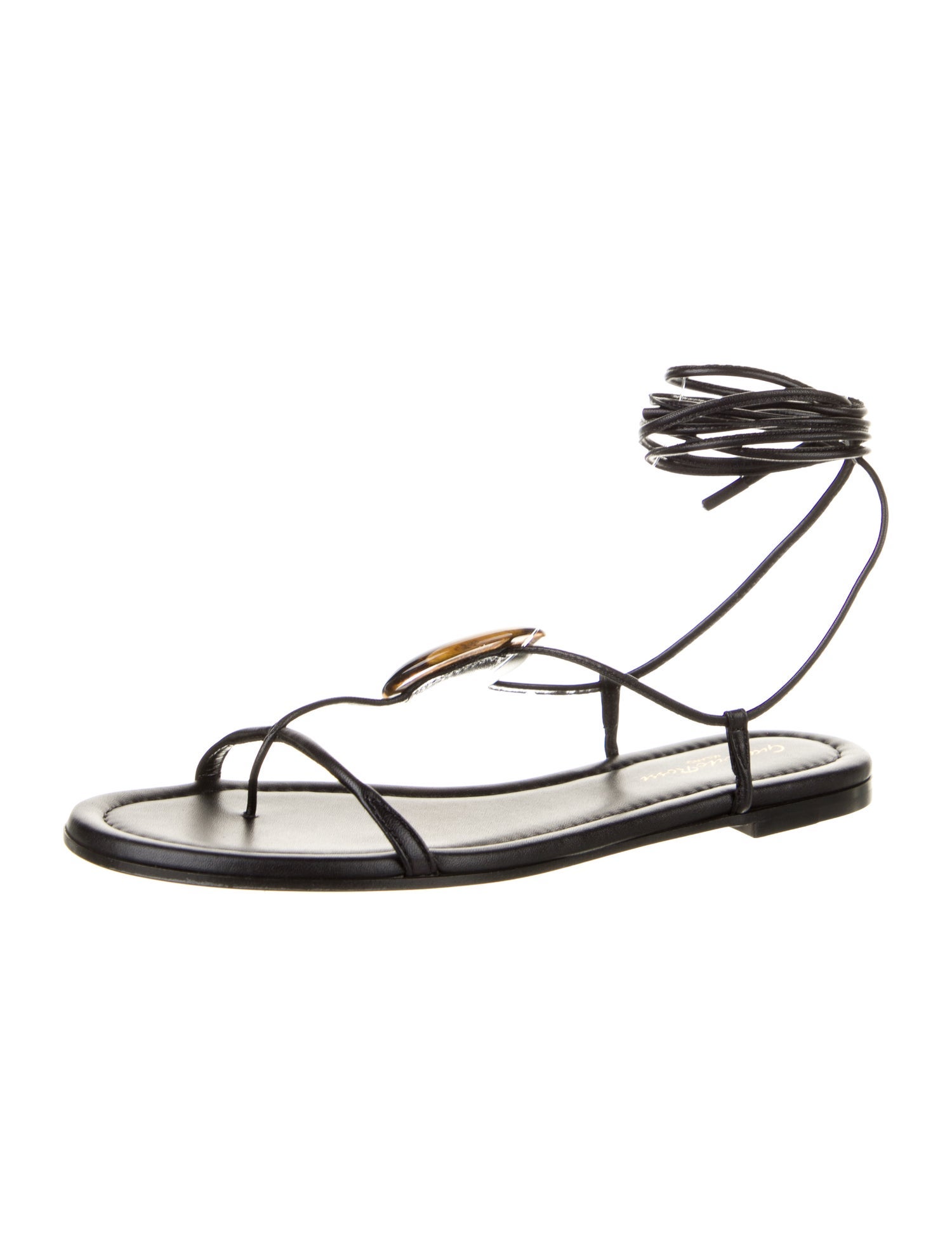 Gianvito Rossi Leather Gladiator Sandals