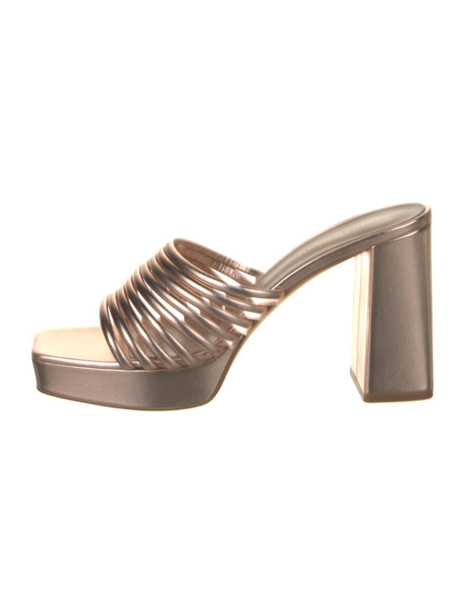 Gianvito Rossi Leather Slides