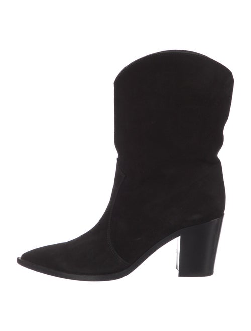 Gianvito Rossi Suede Western Boots