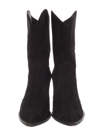 Gianvito Rossi Suede Western Boots