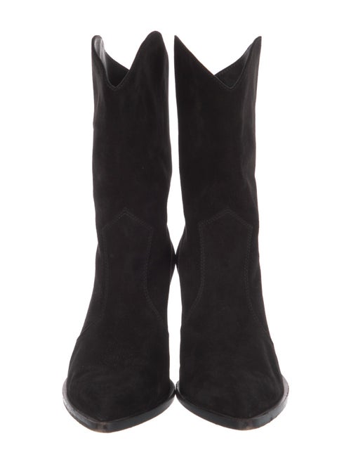 Gianvito Rossi Suede Western Boots