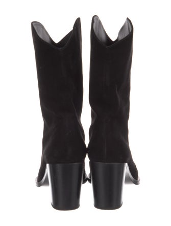 Gianvito Rossi Suede Western Boots