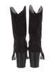 Gianvito Rossi Suede Western Boots