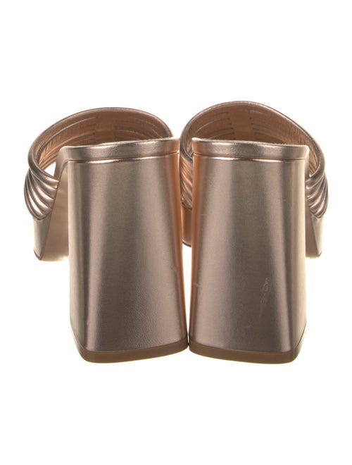 Gianvito Rossi Leather Slides