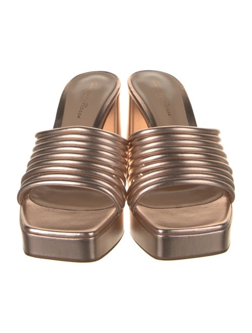 Gianvito Rossi Leather Slides