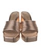 Gianvito Rossi Leather Slides