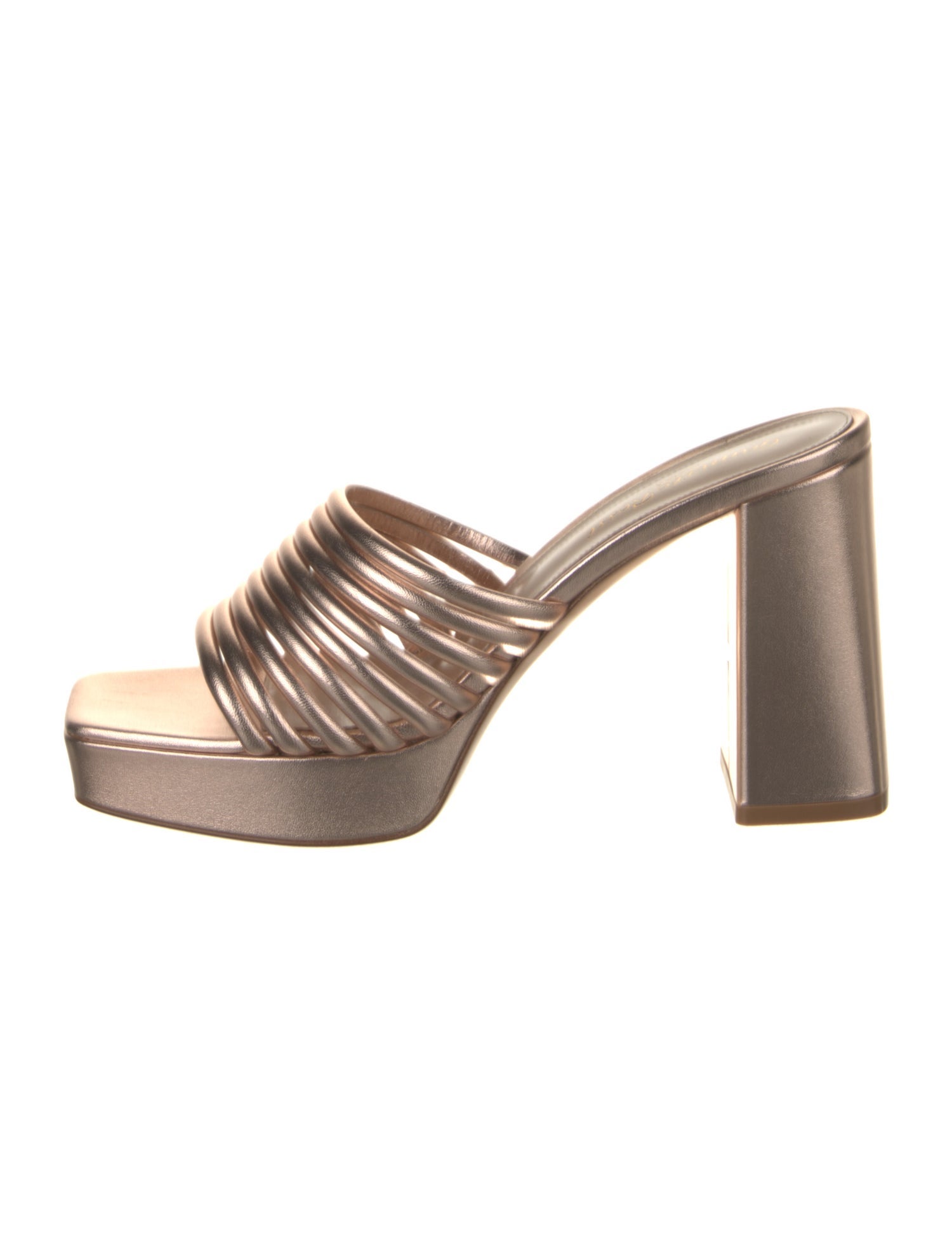 Gianvito Rossi Leather Slides