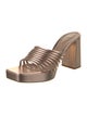 Gianvito Rossi Leather Slides