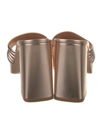 Gianvito Rossi Leather Slides