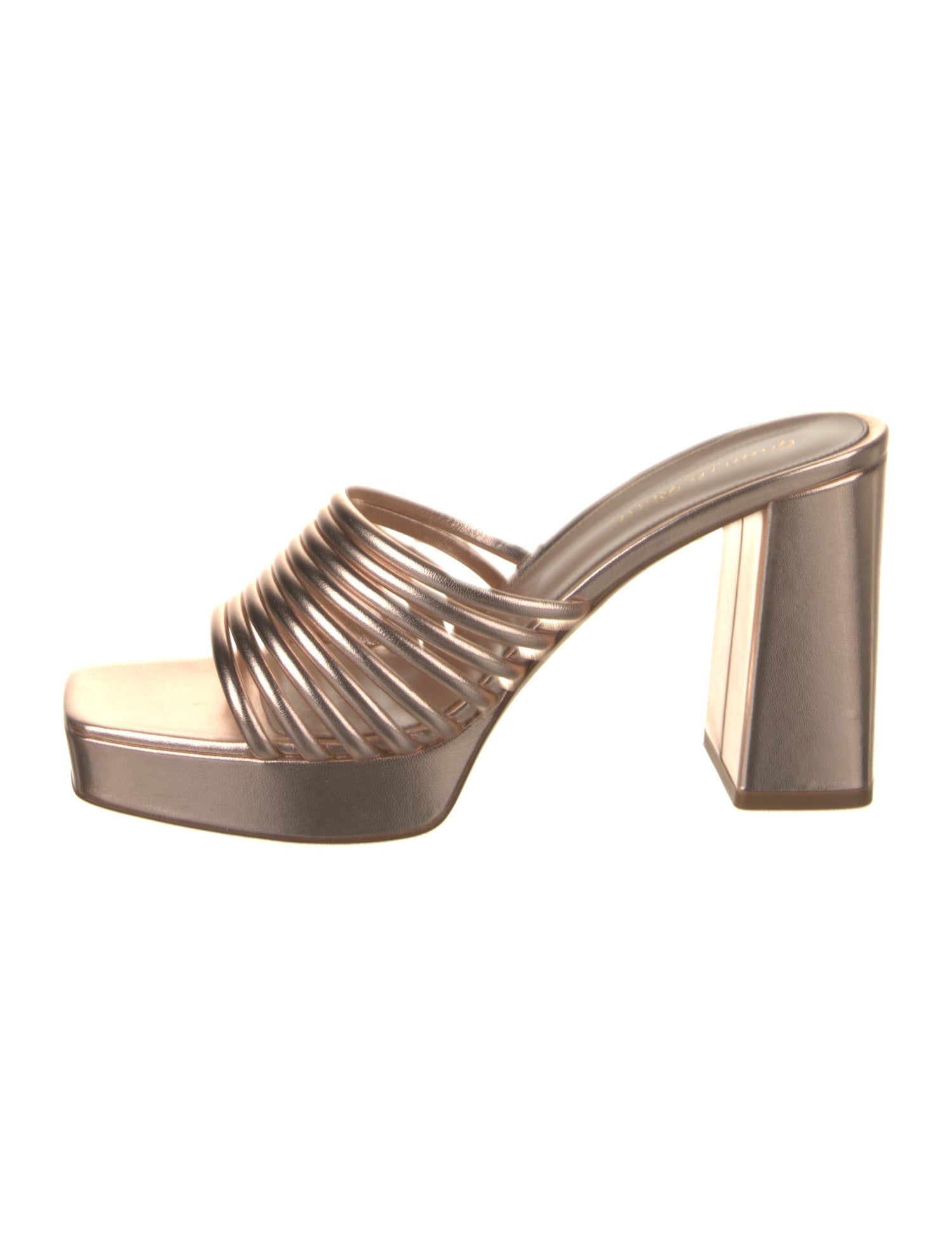 Gianvito Rossi Leather Slides