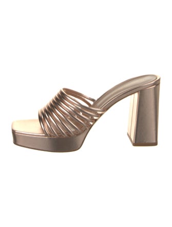 Gianvito Rossi Leather Slides