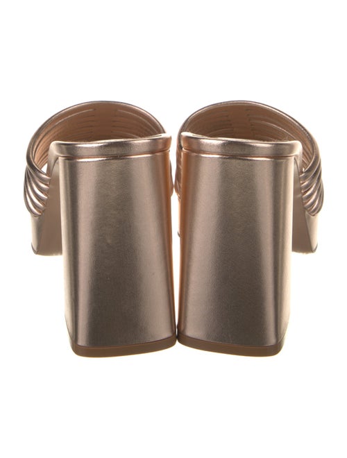 Gianvito Rossi Leather Slides