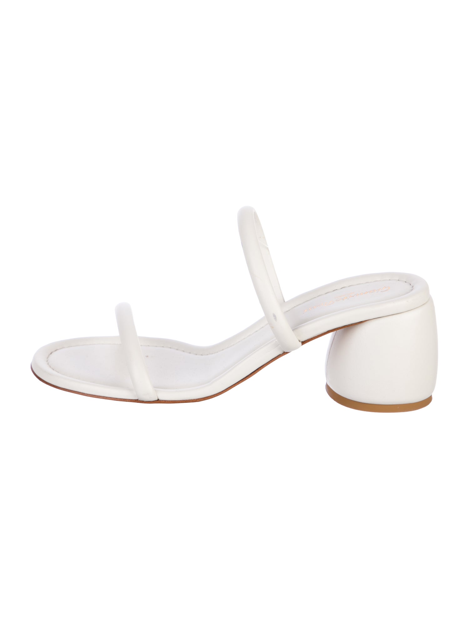 Gianvito Rossi Leather Slides