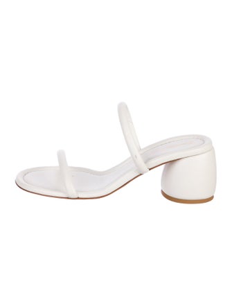 Gianvito Rossi Leather Slides