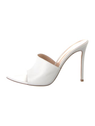 Gianvito Rossi Leather Slides