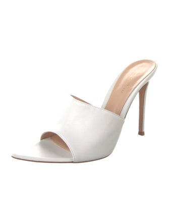 Gianvito Rossi Leather Slides