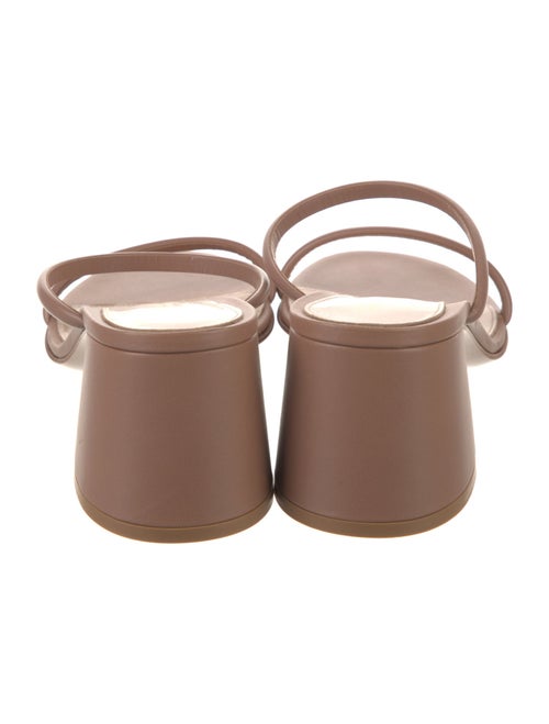 Gianvito Rossi Leather Slides