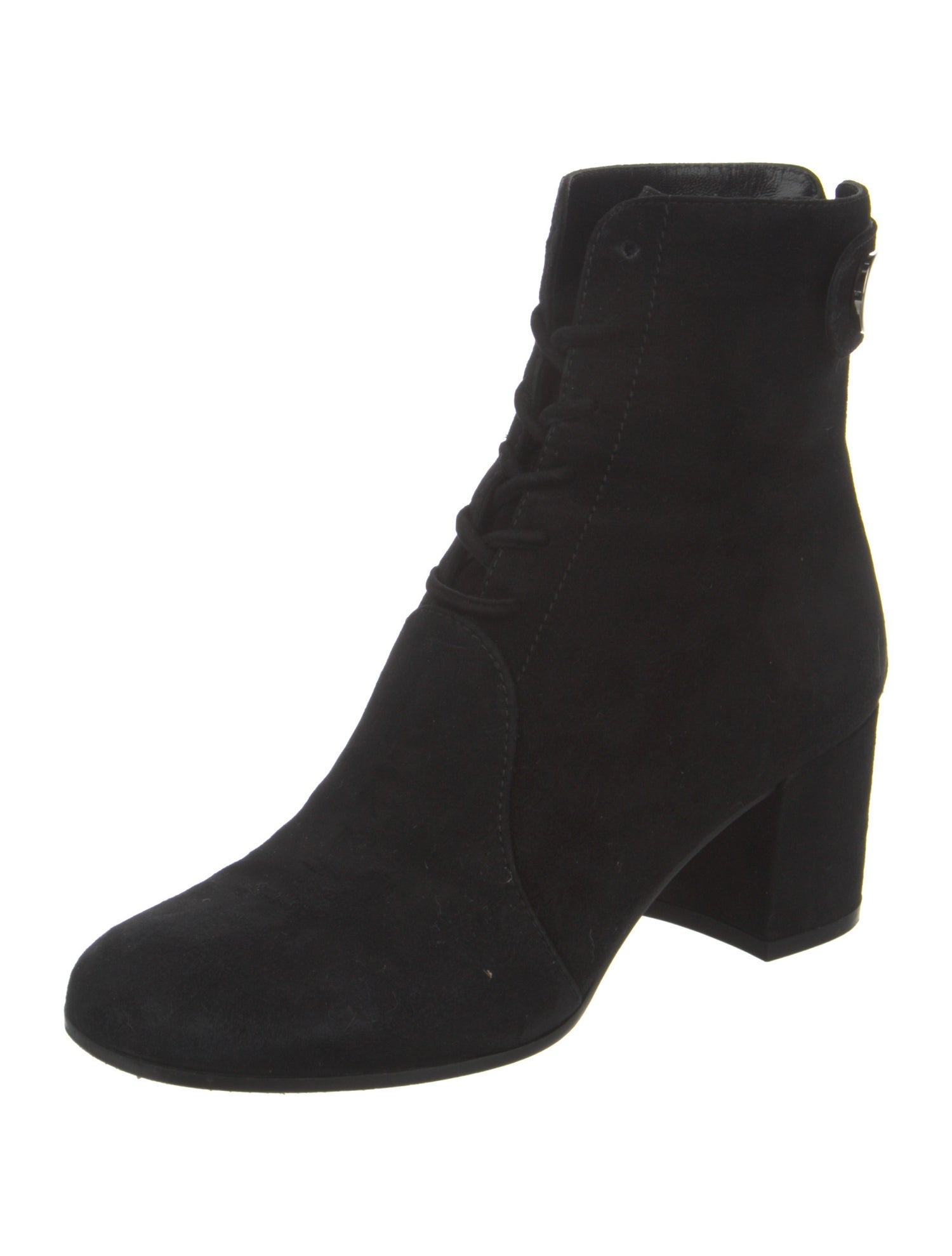 Gianvito Rossi Suede Lace-Up Boots