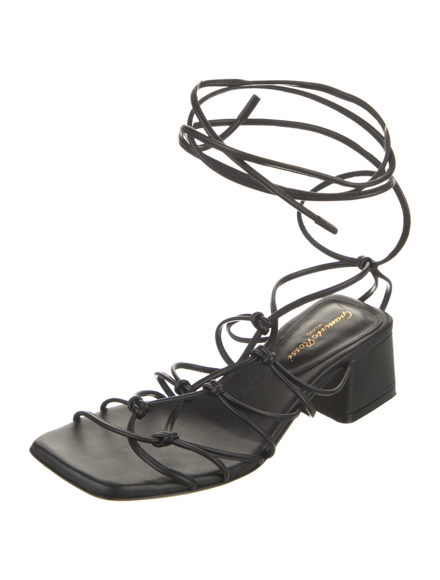 Gianvito Rossi Leather Gladiator Sandals
