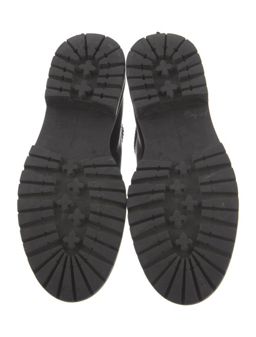 Gianvito Rossi Leather Combat Boots