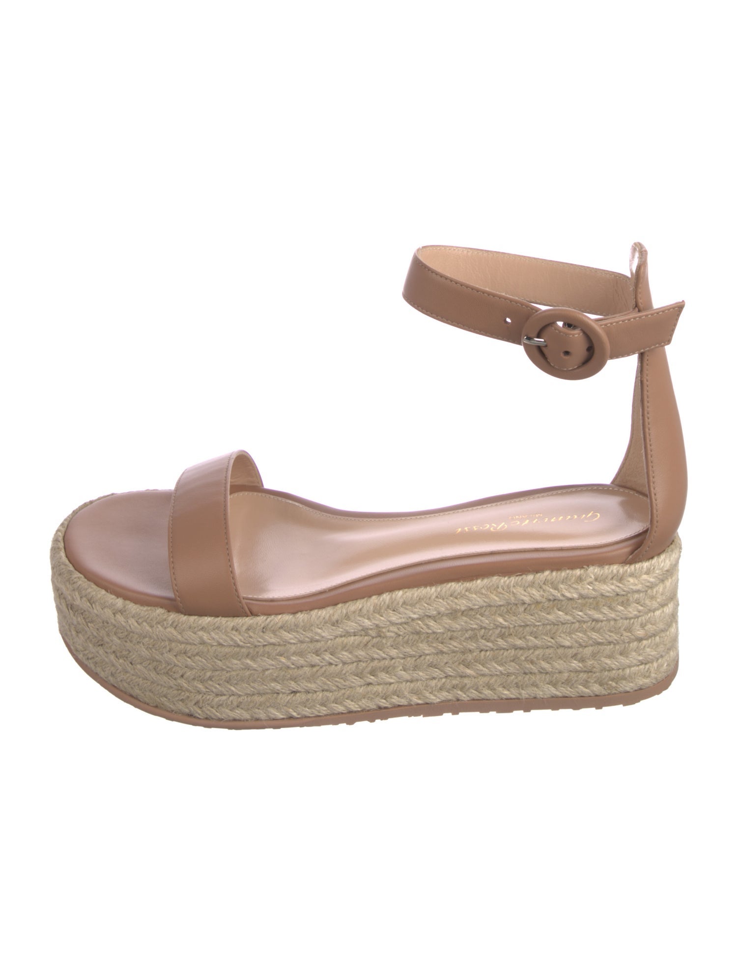 Gianvito Rossi Leather Espadrilles w/ Tags