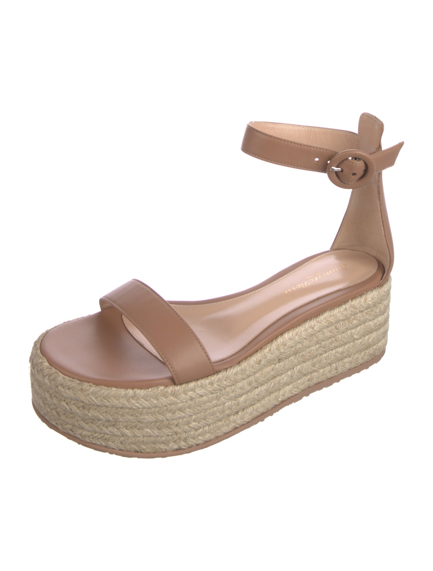 Gianvito Rossi Leather Espadrilles w/ Tags