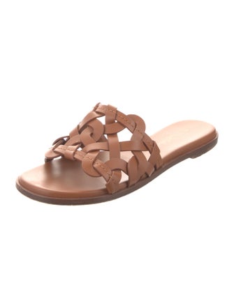 Gianvito Rossi Leather Slides