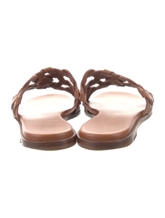 Gianvito Rossi Leather Slides