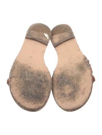 Gianvito Rossi Leather Slides