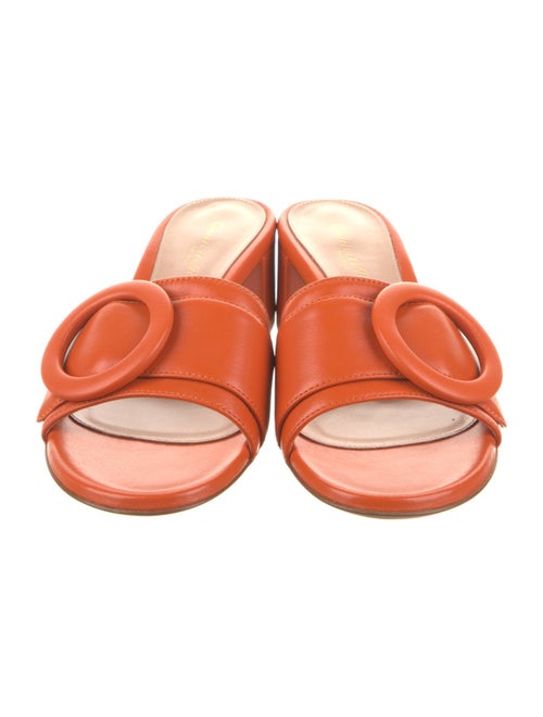 Gianvito Rossi Leather Slides